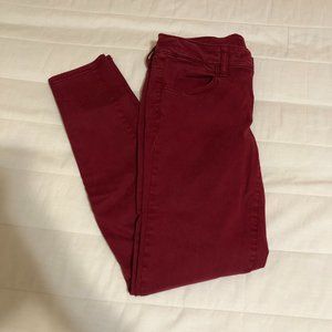 American Eagle Colored Khaki Jeggings Superstretch